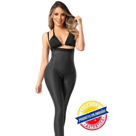 Fajas Colombianas Pants - Power-Net Workout Leggings Sculpting butt lifter.  Colombian Shapewear Size L